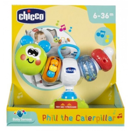 Chicco gioco Phill The Caterpillar Seggiolone Bruchino Ballerino