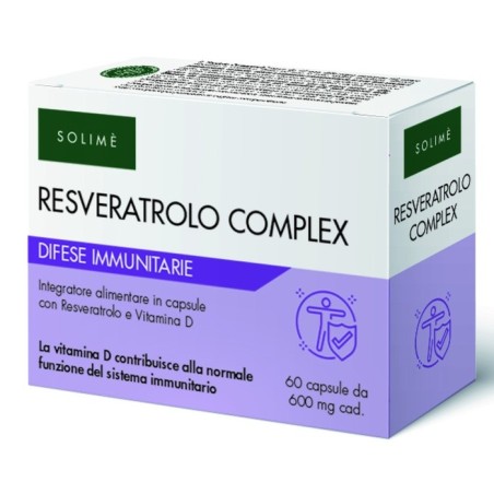 Solimè Resveratrolo Complex integratore 60 capsule