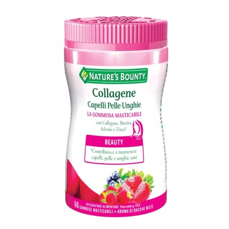 Nature's Bounty Collagene Capelli Pelle Unghie 60 Gommose