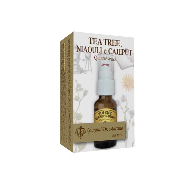 Dr. Giorgini Tea Tree Niaouli E Cajeput Quintessenza Spray 15 Ml