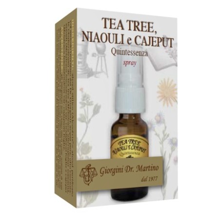 Dr. Giorgini Tea Tree Niaouli E Cajeput Quintessenza Spray 15 Ml