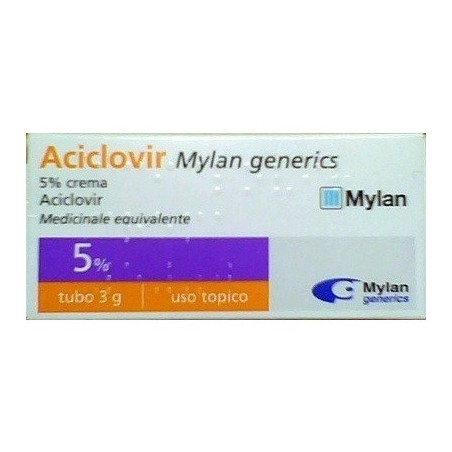 Aciclovir Mylan*crema 3g 5%