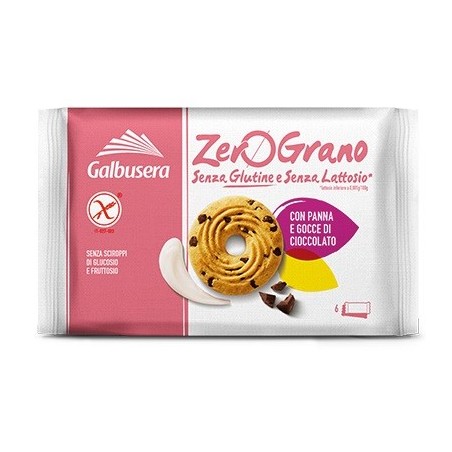 Galbusera Zerograno Biscotto Panna E Cioccolato 220 G