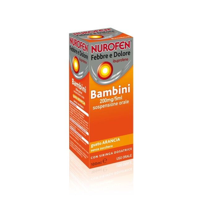 Nurofen Febbre Dolore* Bambini 200mg/5ml Arancia