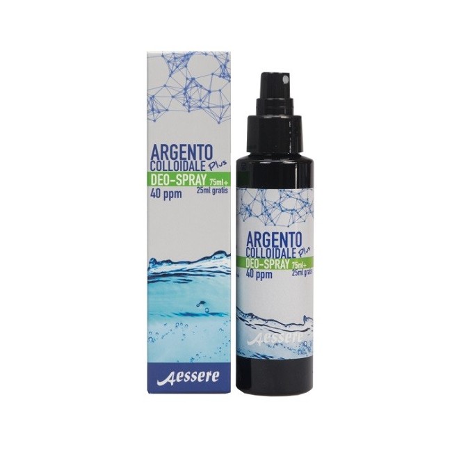 Aessere Argento Colloidale Plus Deodorante Spray 75 Ml + 25 Ml