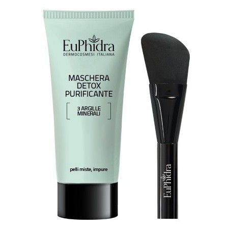 Euphidra Maschera Detox Purificante 75 ml Con Pennello