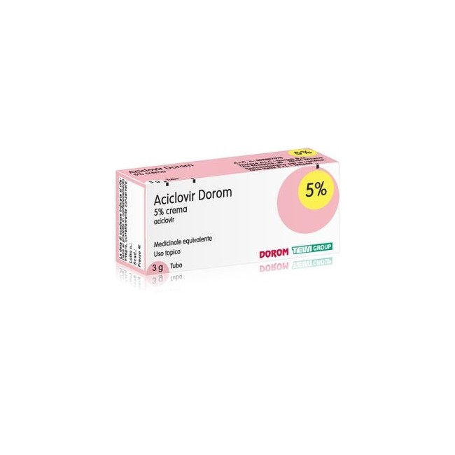 Aciclovir Dorom*crema 3g 5%