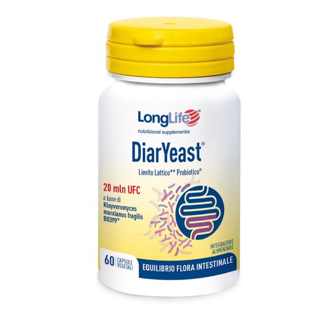 Longlife Diaryeast Integratore 60 capsule vegetali