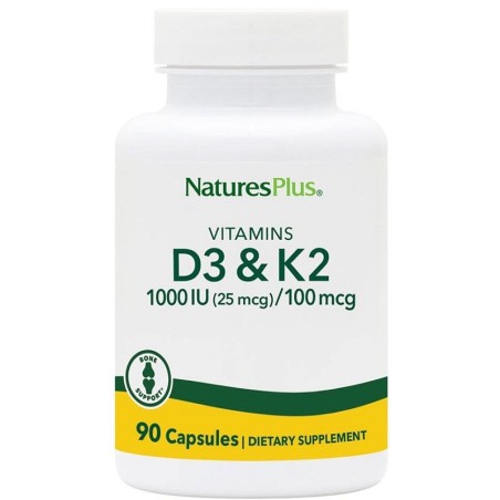 Natur Plus Vitamins D3 e K2 1000 UI Integratore 90 capsule