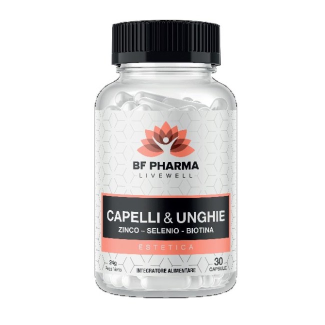 BF Pharma Capelli e Unghie Integratore 30 capsule