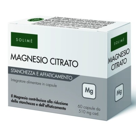 Solimè Magnesio Citrato Bifasico Integratore 60 capsule