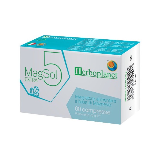 Herboplanet Magsol 5 Extra Integratore 60 compresse