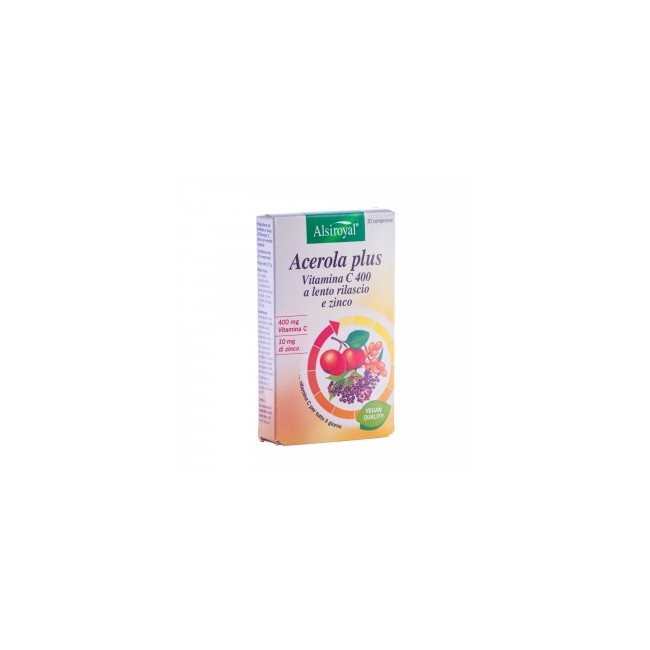 Alsitan Acerola Plus Vitamina C 400 Integratore 30 compresse