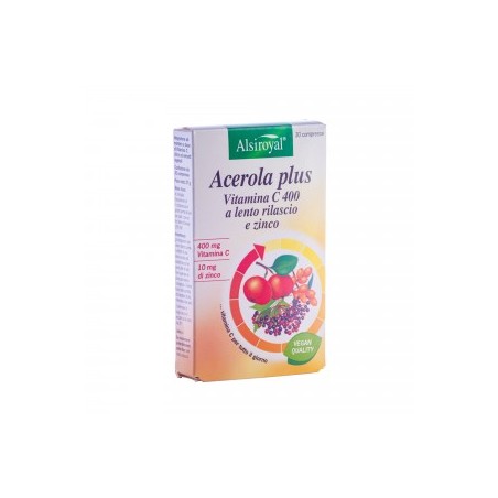 Alsitan Acerola Plus Vitamina C 400 Integratore 30 compresse