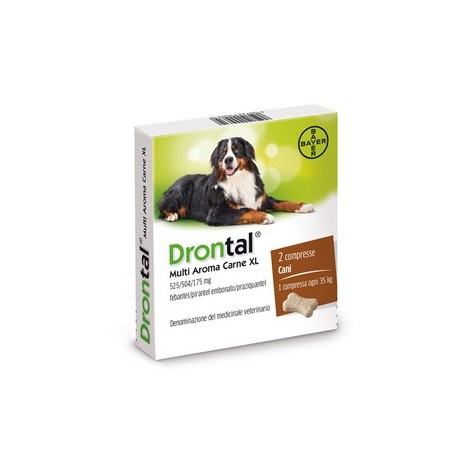 Bayer Drontal Multi Aroma Carne XL 2 compresse