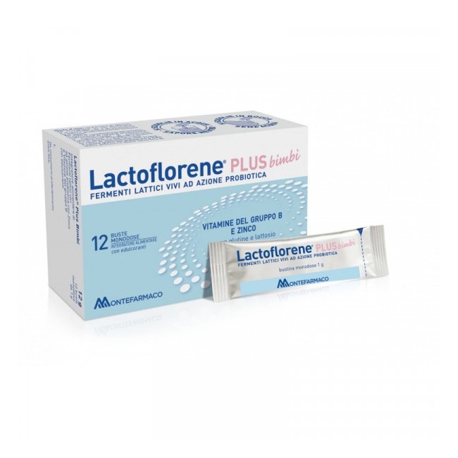 Montefarmaco Lactoflorene Plus Bimbi 12 bustine