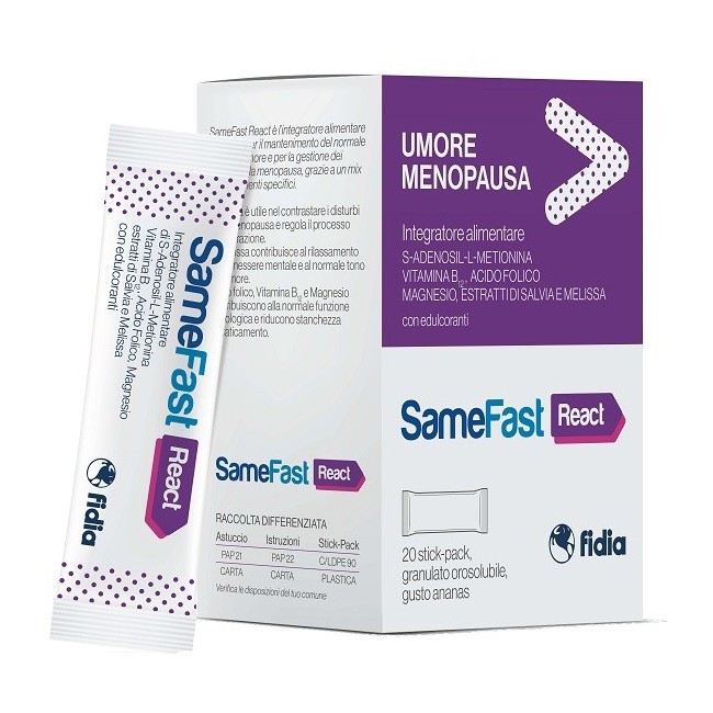 Fidia Farmaceutici Samefast React Integratore 20 bustine