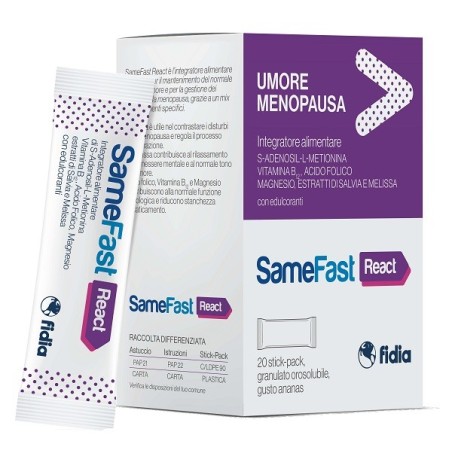 Fidia Farmaceutici Samefast React Integratore 20 bustine