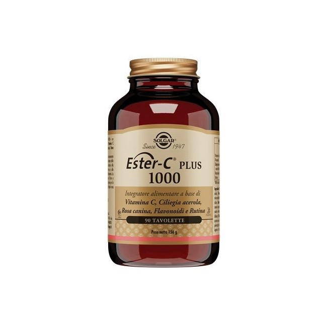 Solgar Ester c plus 1000 90 tavolette integratore di vitamina C