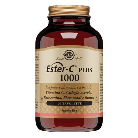 Solgar Ester c plus 1000 90 tavolette integratore di vitamina C