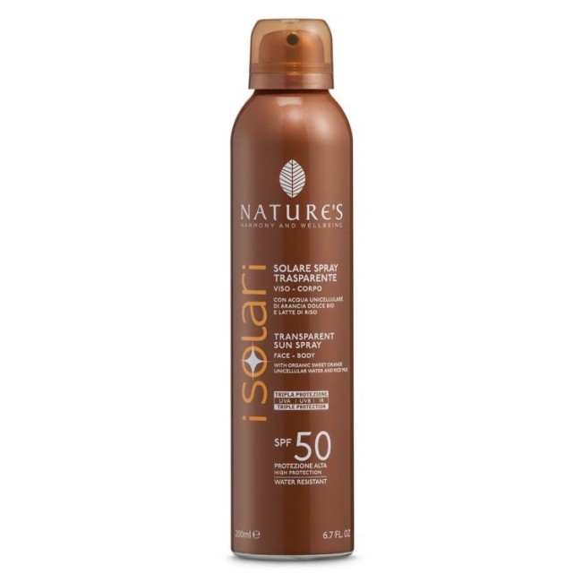 Bios Line Nature's I Solari Spray Trasparente Spf 50 200 ml