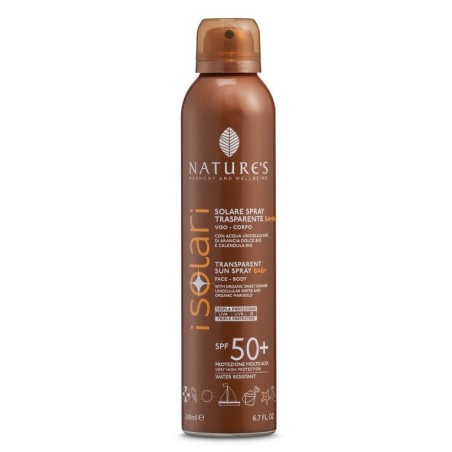 Bios Line Nature's I Solari Spray Trasparente Baby Spf 50 200 ml