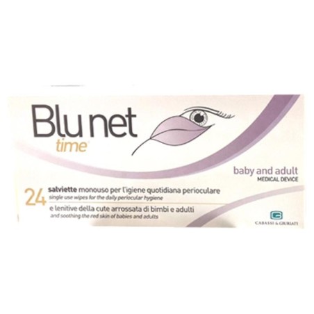 Giuriati Blunet Time Salviette Perioculari Lenitive 24 Pezzi