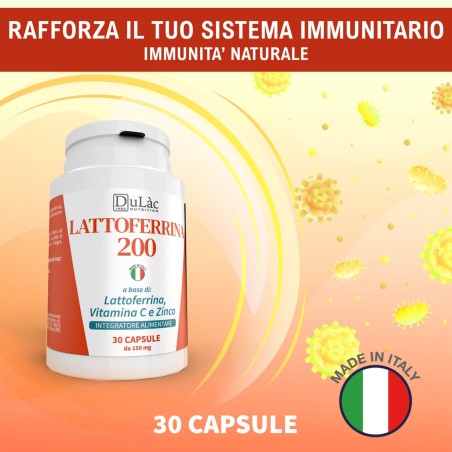 Dulac Lattoferrina Integratore 30 capsule