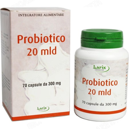 Larix Laboratori Probiotic 20 mld Integratore 70 capsule