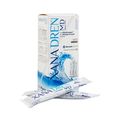 Xanadren md ananas drenante 10 stick pack x 15 ml