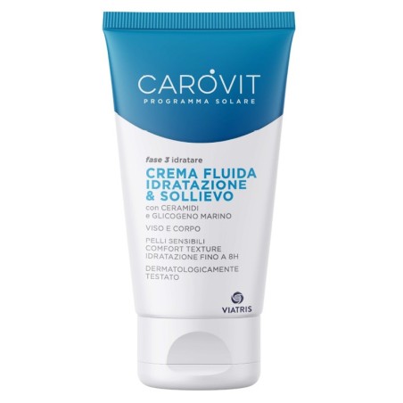 Carovit programma solare crema fluida idratazione & sollievo 150 ml