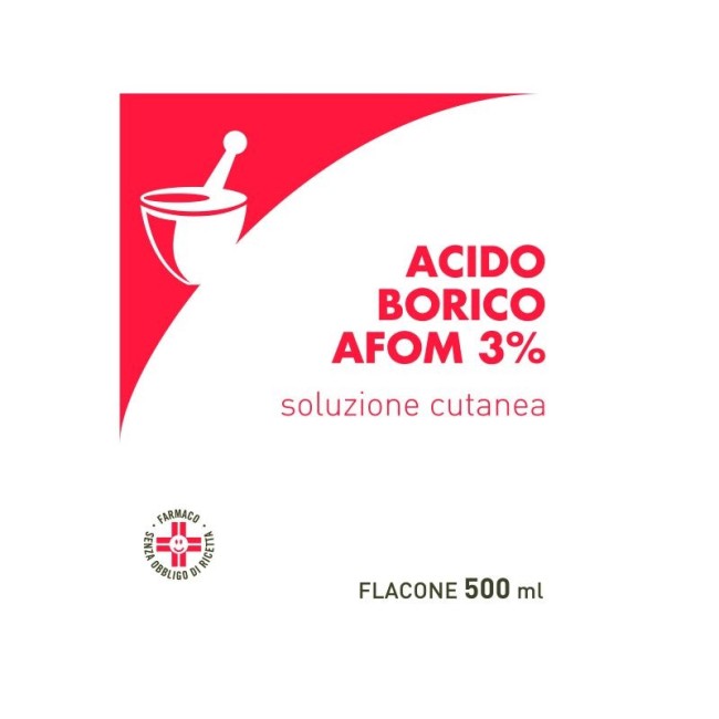 Acido Borico Afom*3% 500ml