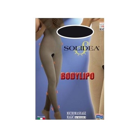 Solidea Body lipo nero 2 medium leggings a vita alta