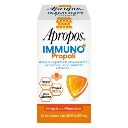 Apropos Immuno+ Propoli Integratore 20 Compresse