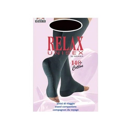 Solidea Relax 140 Gambaletto Punta Aperta Unisex Nero 3 L