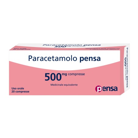 Paracetamolo Pensa*20 Compresse 500mg