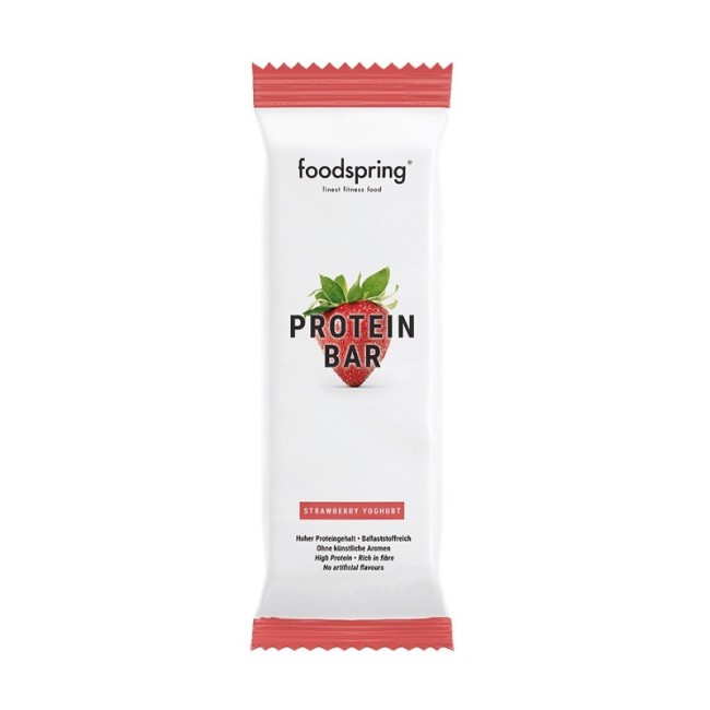 Foodspring Protein Bar Yogurt Fragola 60 G