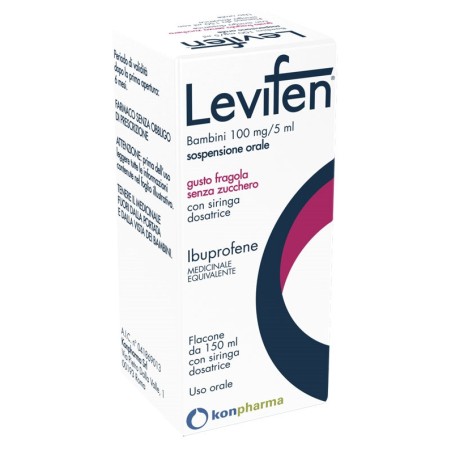 Levifen* 150ml 100mg/5ml Fragola