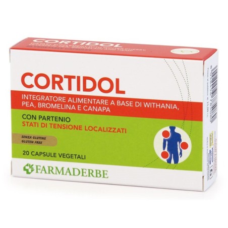 Farmaderbe Cortidol Integratore 20 Capsule