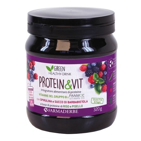 Farmaderbe Protein&vit Frutti Di Bosco 320 G