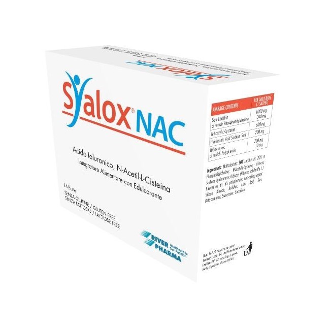 River Pharma Syalox Nac integratore 14 Bustine Da 4 G