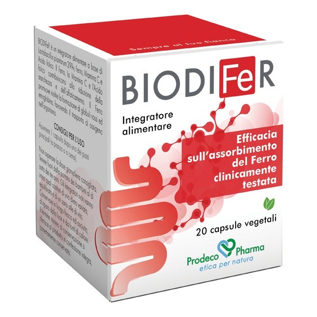 Prodeco Pharma Biodifer integratore 20 Capsule Vegetali