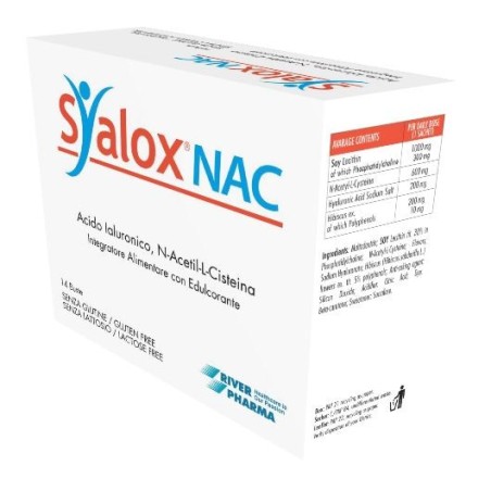 River Pharma Syalox Nac integratore 14 Bustine Da 4 G