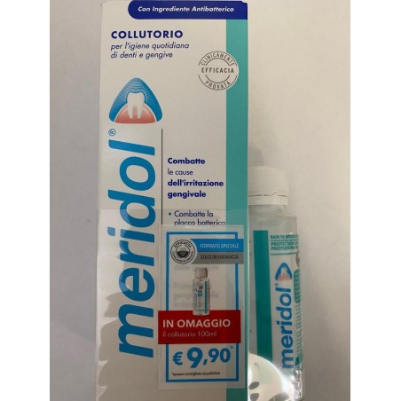 Meridol collutorio per gengive irritate promo 400 ml + 100 ml