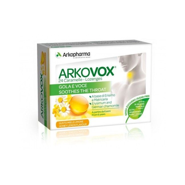 Arkofarma Arkovox Propoli Miele e Limone 24 caramelle