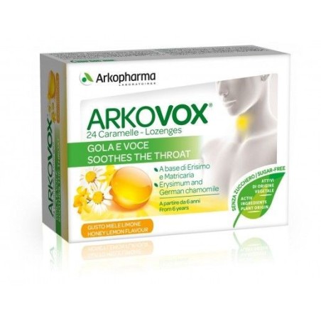 Arkofarma Arkovox Propoli Miele e Limone 24 caramelle