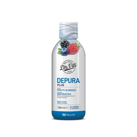 Dr. Viti Depurativo Plus Aroma frutti di bosco 500 ml