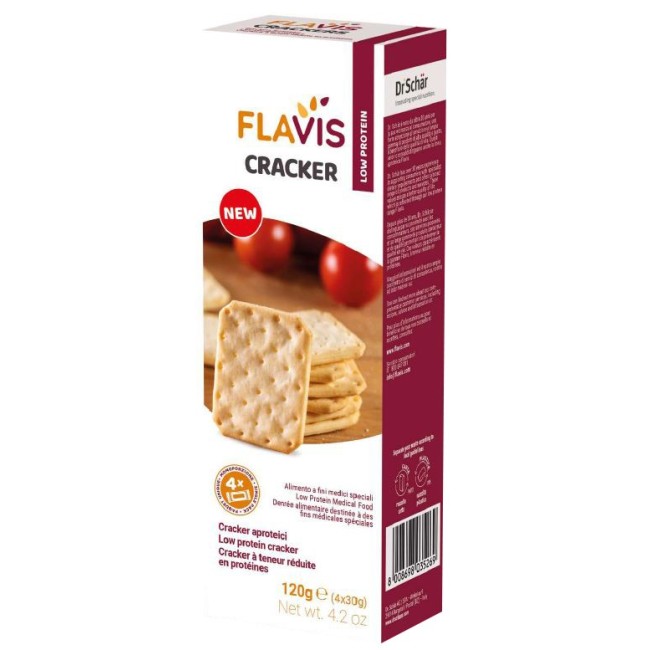 Dr. Schar Flavis Cracker alimento aproteico 120 G