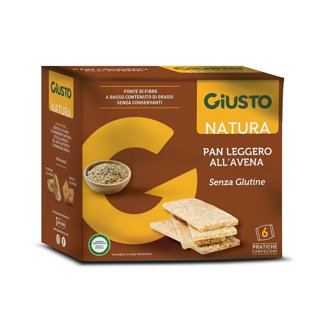 Farmafood Giusto Senza Glutine Panleggero All'avena 6 X 25 G