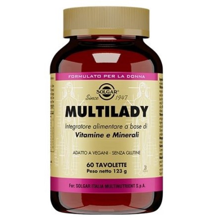 Solgar Multinutrient Multilady integratore 60 Tavolette